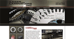 Desktop Screenshot of laserlaminations.com